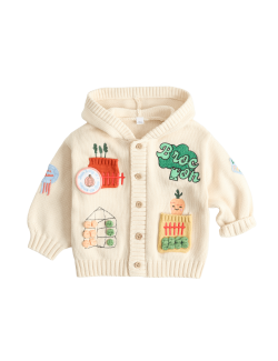 Pure Cotton Knitted Cardigan (0-5 Yrs)