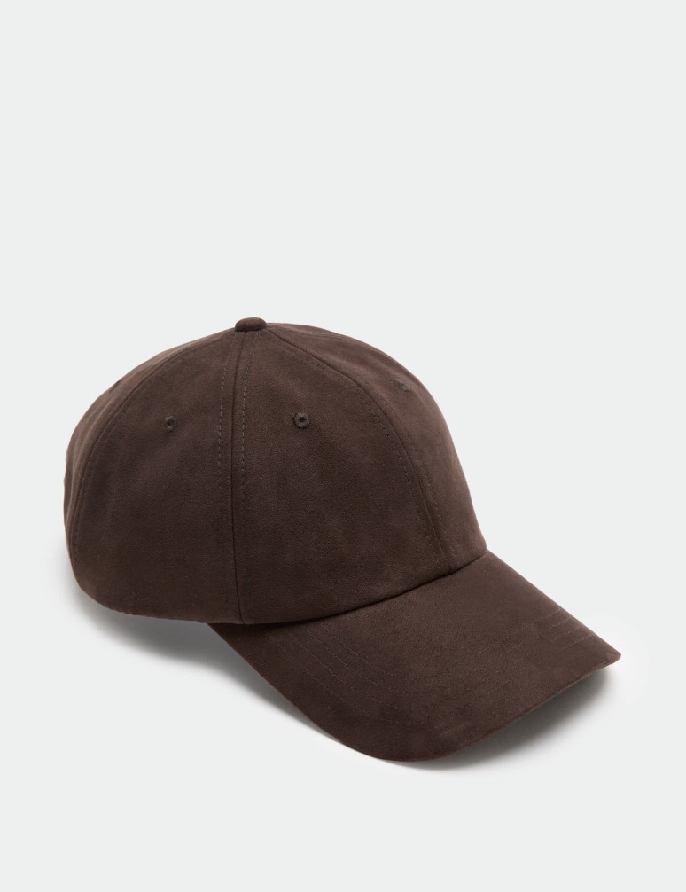 Suedette Baseball Cap