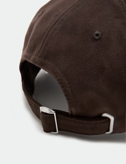 Suedette Baseball Cap