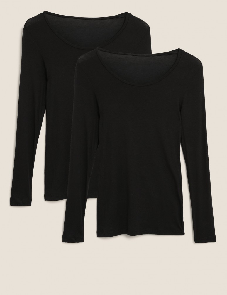 2pk Heatgen™ Thermal Long Sleeve Tops