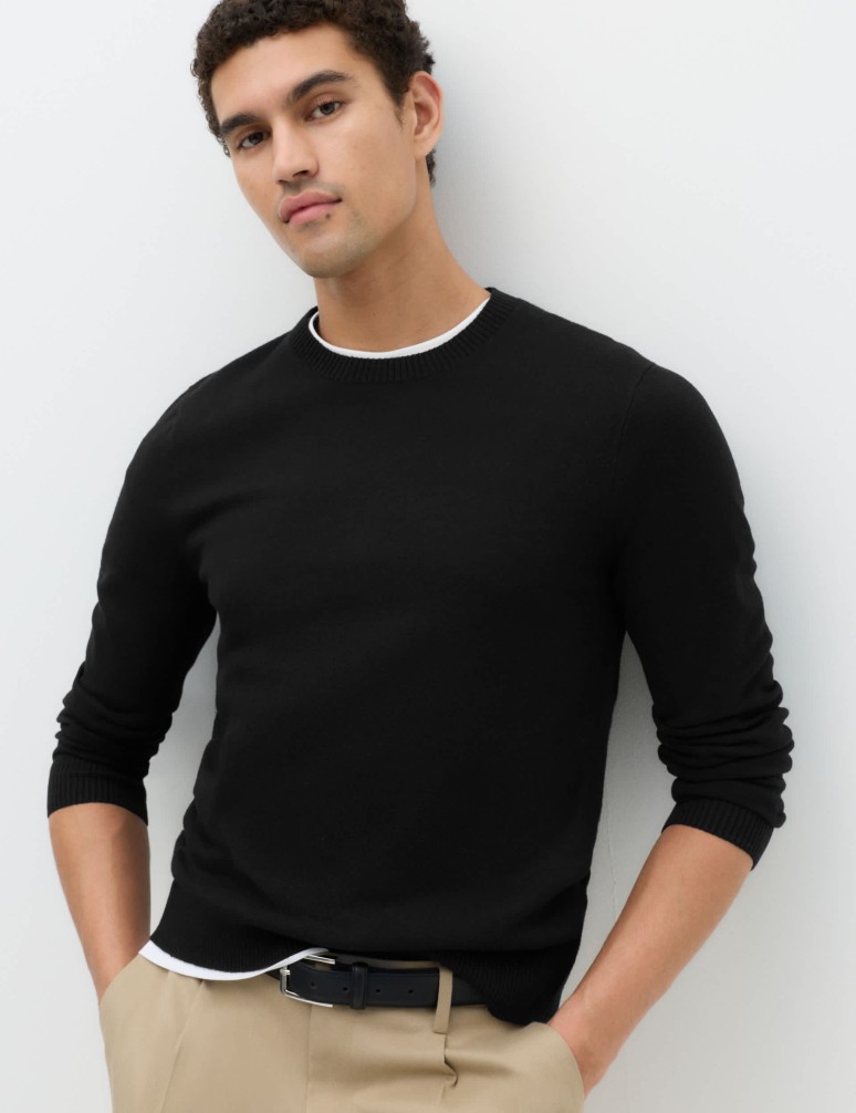 Air Yarn Crew Neck Jumper