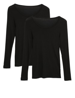 2pk Heatgen™ Thermal Long Sleeve Tops