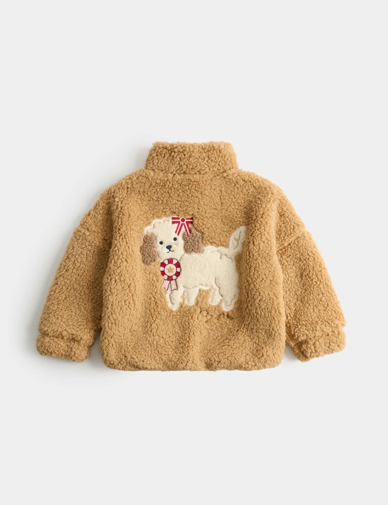 Dog Show Graphic Borg Jacket (2-8 Yrs)