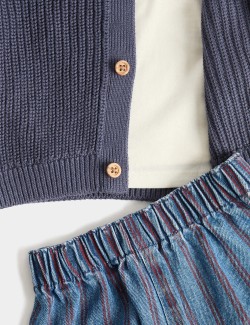 3dílný outfit z čisté bavlny (0–5 let)