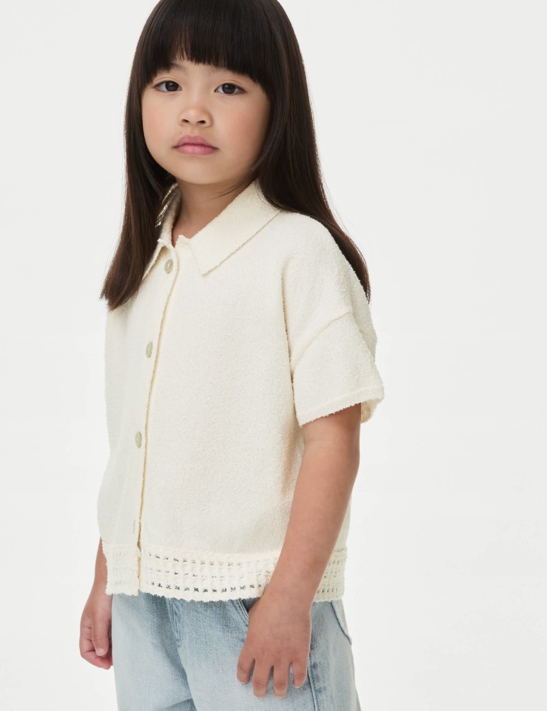 Cotton Rich Knitted Shirt (2-8 Yrs)