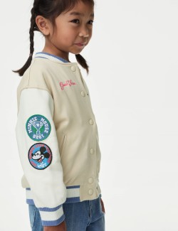 Pure Cotton Minnie Mouse™ Bomber (2-8 Yrs)