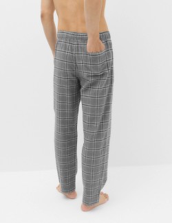 Pure Cotton Checked Loungewear Bottoms