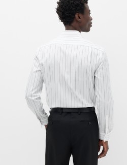 Regular Fit Pure Cotton Striped Shirt