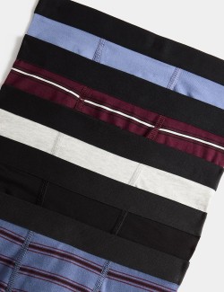 5 Pack Cotton Rich Striped Trunks (5-16 Yrs)