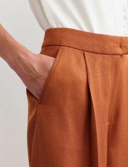 Lyocell Blend Long Shorts