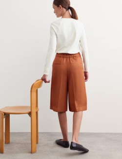 Lyocell Blend Long Shorts