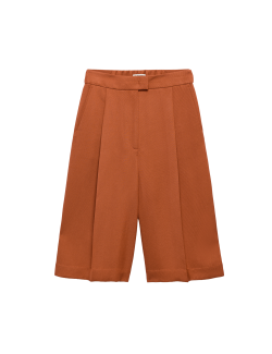 Lyocell Blend Long Shorts