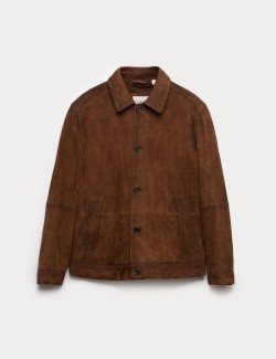 Burnished Suede Chore Jacket