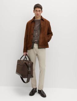 Burnished Suede Chore Jacket