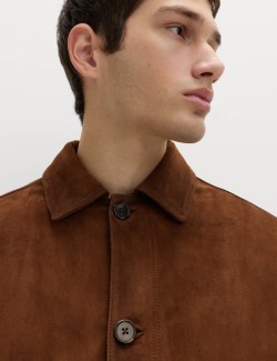 Burnished Suede Chore Jacket