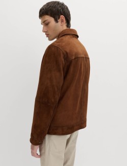 Burnished Suede Chore Jacket