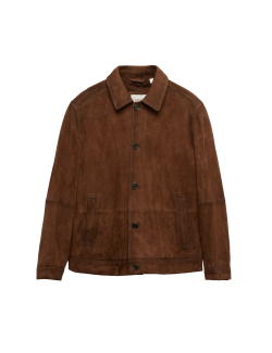 Burnished Suede Chore Jacket