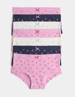 7 Pack Cotton Rich Cherry Shorts (5-16 Yrs)
