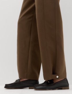 Double Pleat Cuff Detail Trousers