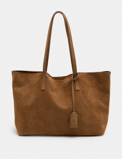 Suede Tote Bag