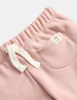 Cotton Blend Fleece Lined Joggers (0-3 Yrs)