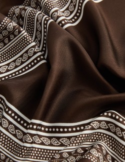 Satin Triangle Printed Neckerchief