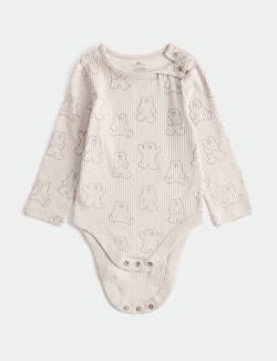 2 Piece Cotton Rich Jersey Bear Dungarees (0 Mths-3 Yrs)