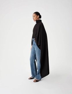 High Waisted Relaxed Straight Jeans
