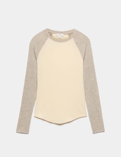 Colour Block Raglan Top