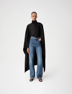 High Waisted Relaxed Straight Jeans