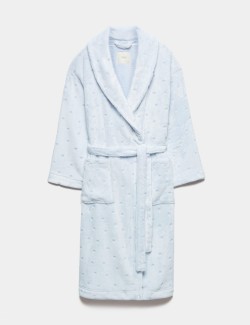 Spot Carved Dressing Gown