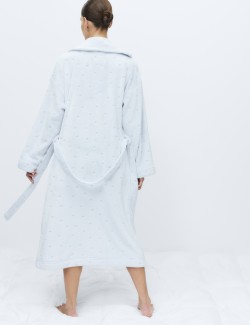 Spot Carved Dressing Gown