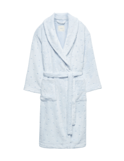 Spot Carved Dressing Gown