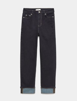 Harper High Waisted Cigarette Cropped Jeans