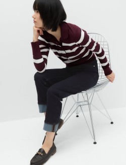 Harper High Waisted Cigarette Cropped Jeans