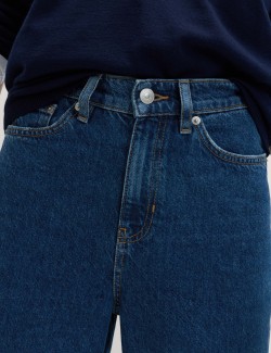 Boyfriend Mid Rise Ankle Grazer Jeans