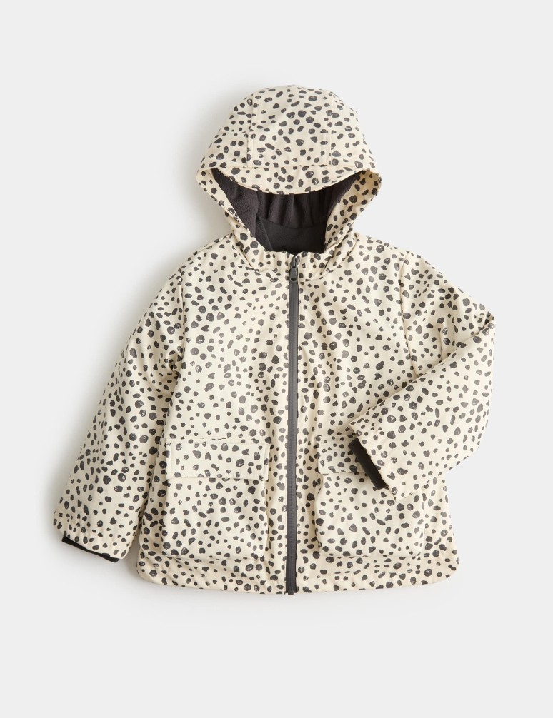 Dalmatian Print 3 in 1 Fisherman Coat (2-8 Yrs)