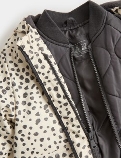 Dalmatian Print 3 in 1 Fisherman Coat (2-8 Yrs)