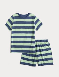 Kids' Pure Cotton Striped Short Pyjamas (1-16 Yrs)