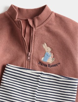 Outfit na cvičení s vysokým podílem bavlny a motivem Peter Rabbit™ (0–3 roky)