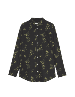 Printed Collared Blouse