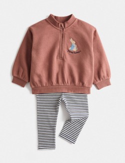Cotton Rich Peter Rabbit™ Sweat Outfit (0-3 Yrs)