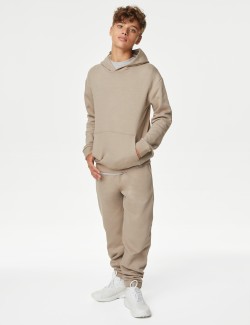 Cotton Rich Plain Hoodie (6-16 Yrs)