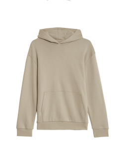 Cotton Rich Plain Hoodie (6-16 Yrs)