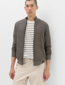 Cotton Rich Smart Funnel Neck Jumper