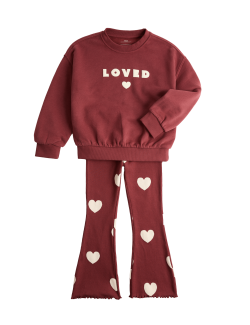 2 Piece Cotton Rich Loved Sweat Outfit (2-8 Yrs)
