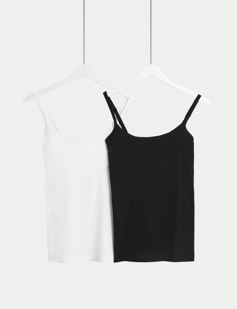 2pk Cotton Rich Secret Support™ Vests