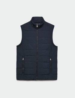 Regular Fit Cotton Rich Hybrid Gilet