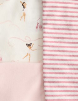 7 Pack Cotton With Stretch Ballerina Knickers (18 Mths - 10 Yrs)