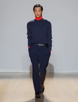 Wool Blend Suit Trousers